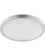 Brilliant Jade zilverkleurige plafonnière voor de badkamer met een diameter van 37,5 cm en een hoogte van 3,1 cm
