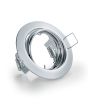 Trio Jura 650100106 ronde chromen kantelbare inbouwspot met klemmen