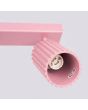Plafondlamp Karbon roze 30cm