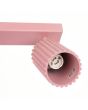 Plafondlamp Karbon roze 45cm