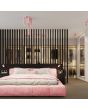 Plafondlamp Karbon roze 45cm