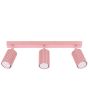Plafondlamp Karbon roze 45cm