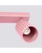 Plafondlamp Karbon roze 117cm
