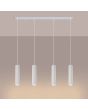 Hanglamp Karbon wit 81cm