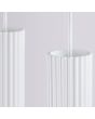 Hanglamp Karbon wit 81cm