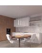 Hanglamp Karbon wit 81cm