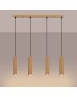 Hanglamp Karbon goud 81cm