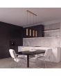 Hanglamp Karbon goud 81cm