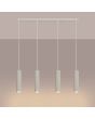 Hanglamp Karbon beige 81cm