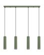 Hanglamp Karbon olijfgroen 81cm
