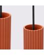 Hanglamp Karbon okerrood 81cm