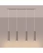 Hanglamp Karbon taupe 81cm