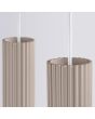 Hanglamp Karbon taupe 81cm