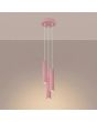 Hanglamp Karbon roze 20cm