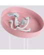 Hanglamp Karbon roze 20cm