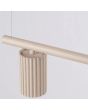Hanglamp Karbon taupe 122cm