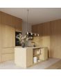 Hanglamp Karbon taupe 122cm