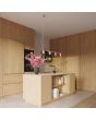 Hanglamp Karbon roze 122cm