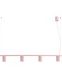 Hanglamp Karbon roze 122cm