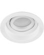 Trio Kenai 651500131 witte kantelbare verzonken rond metalen inbouwspot met GU10 lamp