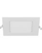 Trio Kibo 635019131 witte eenvoudige vierkanten inbouwspot met LED paneeltje