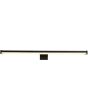 Searchlight Kos 17003-40BK brandende zwarte spiegellamp van 40cm voor spiegelmontage met led paneel