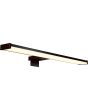 Searchlight Kos 17004-60BK zwarte spiegellamp voor spiegelmontage met brandend LED paneel van 60cm