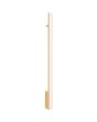 goudkleurig langwerpige wandlamp Lagom van 89 cm lang met LED unit over de gehele lengte