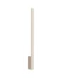 Smalle beige wandlamp Lahti van 70 cm lang met LED voor indirect licht
