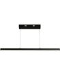 Searchlight Layla 30228BK zwarte hanglamp met brandende LED balk van 101cm