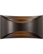Wandlamp Leon LED brons 15cm