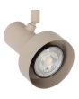 Voorzijde van een spotje van de Freelight Lunata creme kleurige spot met een lengte van 30cm met twee spotjes voor een GU10 LED lamp