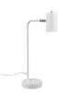 Trio Marley 512400131 brandende witte tafellamp met cilindervormige spot als kap