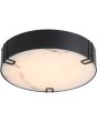 Plafondlamp Marmo LED zwart 35cm