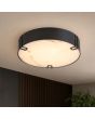 Plafondlamp Marmo LED zwart 35cm