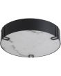 Plafondlamp Marmo LED zwart 35cm