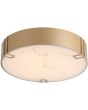 Plafondlamp Marmo LED goud 35cm