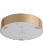 Plafondlamp Marmo LED goud 35cm