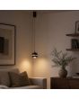 Hanglamp Meteor LED zwartnikkel 10cm