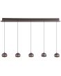 Hanglamp Meteor LED zwartnikkel 115cm