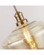 Hanglamp Mia 3-licht brass champagneglas