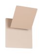 Trio Mio warm beige wandlamp met naar boven gedraaide draaibaar vierkant met LED paneel voor indirect licht