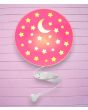 Niermann Sterren pastelroze 4007 wandlamp