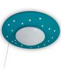 Niermann Sterrenlicht 7006 petrol kleurige plafondlamp met 20 LEDs