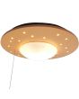Niermann Sterrenlicht 7012 perzik kleurige plafondlamp met 20 LEDs