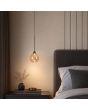 Hanglamp Opus Lux LED brons champagneglas 15cm