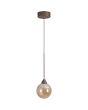 Hanglamp Opus Lux LED brons champagneglas 15cm