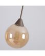 Hanglamp Opus Lux LED brons champagneglas 50cm