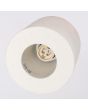 Binnenzijde Sollux Orbis beige betonnen plafondlamp van 10 cm in diameter en hoogte met een GU10 lampje