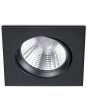 Trio Pamir 650410132 onderaanzicht vierkante zwarte LED inbouwspot met reflector